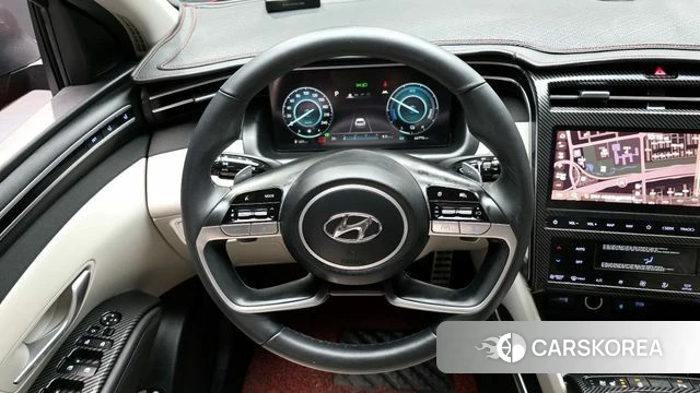 Hyundai Tucson Hybrid (NX4) 2021 Красный из Кореи, фото 4