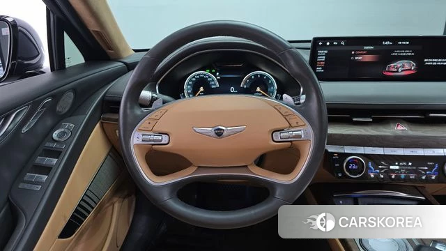 Genesis G80 (RG3) 2021 Темно-зеленый из Кореи, фото 4