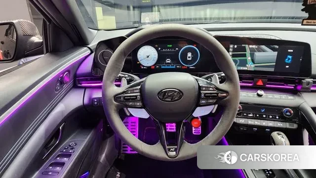 Hyundai Avante (CN7) 2022 Черный из Кореи, фото 4