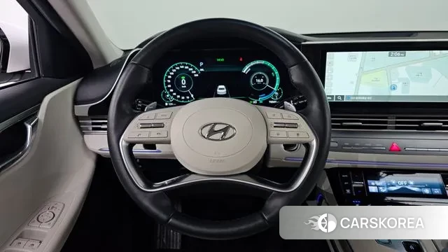 Hyundai The New Grandeur IG Hybrid 2022 Белый из Кореи, фото 4