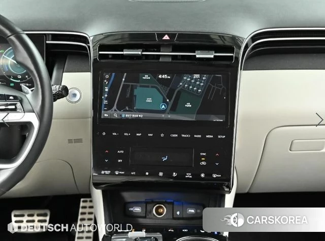 Hyundai Tucson Hybrid (NX4) 2020 Серебристо-серый из Кореи, фото 4