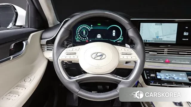 Hyundai The New Grandeur IG Hybrid 2022 Белый из Кореи, фото 4