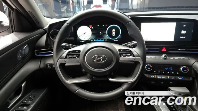 Hyundai Avante Hybrid (CN7) 2021 Белый из Кореи, фото 4