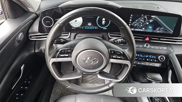 Hyundai Avante Hybrid (CN7) 2020 Белый из Кореи, фото 4