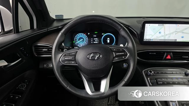 Hyundai The New Santa Fe 2023 Белый из Кореи, фото 4