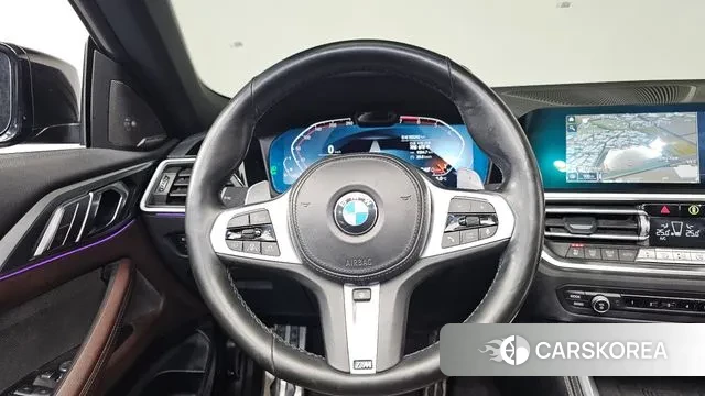 BMW 4 Series (G22) 2021 Черный из Кореи, фото 4