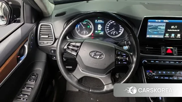 Hyundai Grandeur IG Hybrid 2019 Черный из Кореи, фото 4