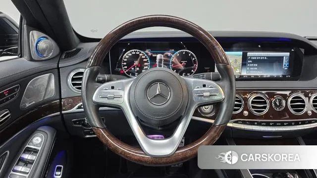 Mercedes-Benz S-Class W222 2018 Темно-зеленый из Кореи, фото 4