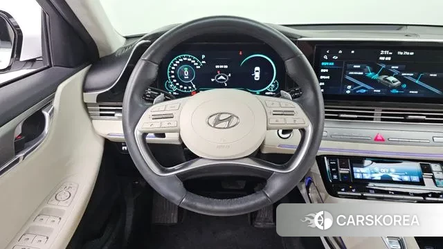 Hyundai The New Grandeur IG Hybrid 2022 Белый из Кореи, фото 4