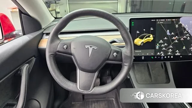 Tesla Model Y 2021 Красный из Кореи, фото 4