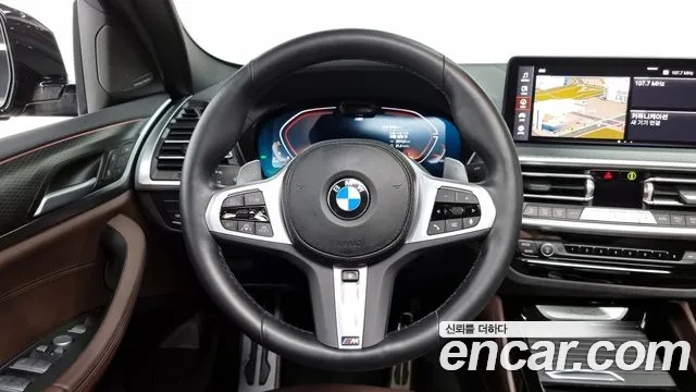 BMW X4 (G02) 2022 Черный из Кореи, фото 4