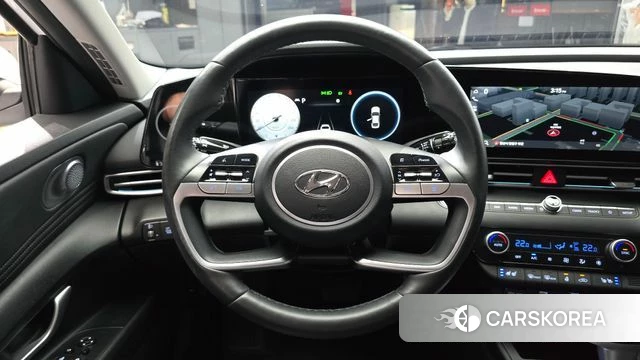 Hyundai Avante Hybrid (CN7) 2022 Белый из Кореи, фото 4