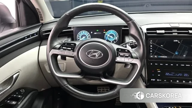 Hyundai Tucson Hybrid (NX4) 2023 Белый из Кореи, фото 4