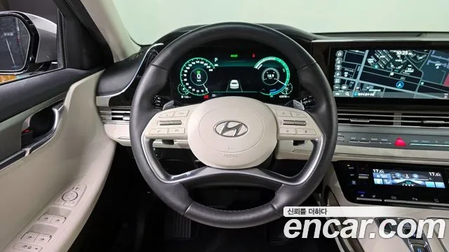 Hyundai The New Grandeur IG Hybrid 2021 Серый из Кореи, фото 4