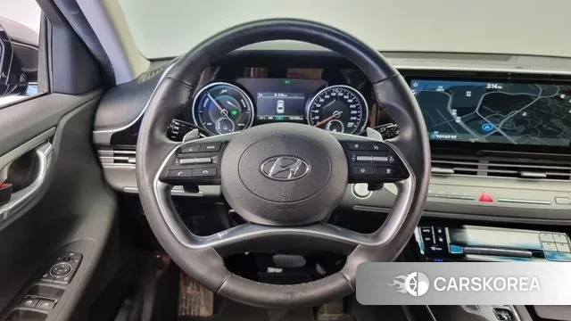 Hyundai The New Grandeur IG Hybrid 2021 Черный из Кореи, фото 4