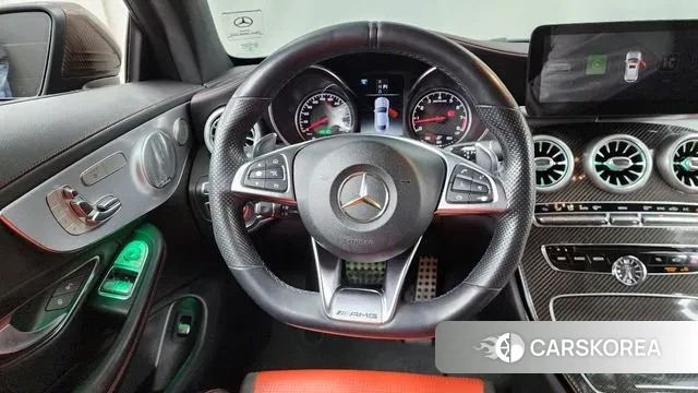 Mercedes-Benz C-Class W205 2018 Темно-зеленый из Кореи, фото 4