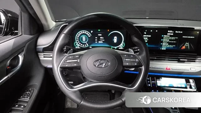 Hyundai The New Grandeur IG Hybrid 2021 Черный из Кореи, фото 4