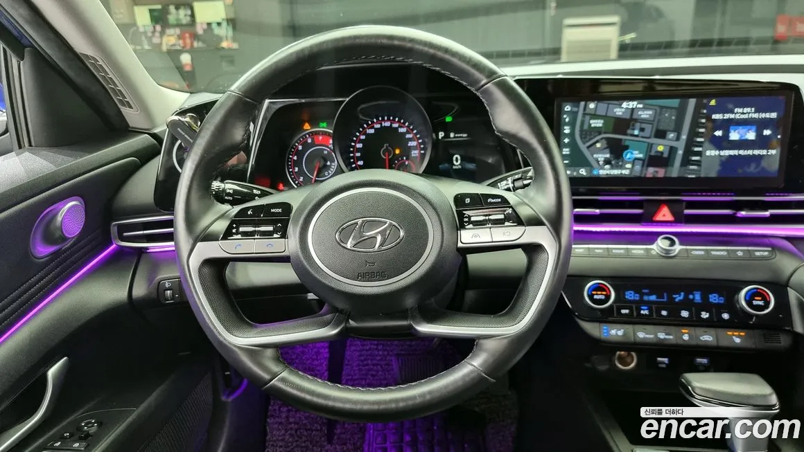 Hyundai Avante (CN7) 2021 Синий из Кореи, фото 4