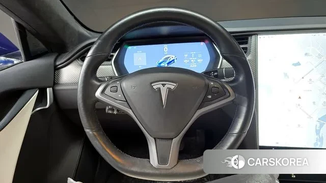 Tesla Model S 2018 Синий из Кореи, фото 4