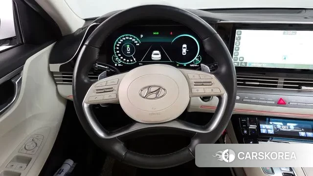 Hyundai The New Grandeur IG Hybrid 2021 Белый из Кореи, фото 4