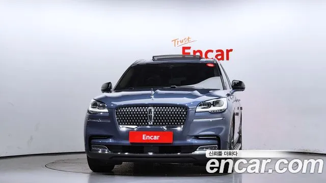Lincoln Aviator 2nd generation 2021 Синий из Кореи, фото 4