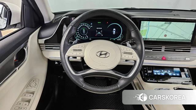 Hyundai The New Grandeur IG Hybrid 2021 Белый из Кореи, фото 4