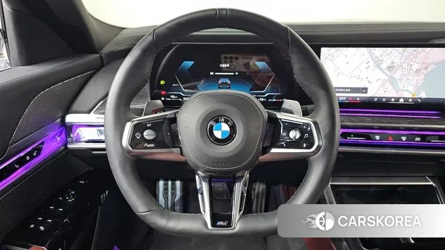 BMW 7 Series (G70) 2024 Черный из Кореи, фото 4