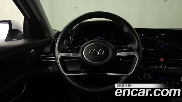 Hyundai Avante Hybrid (CN7) 2021 Белый из Кореи, фото 4