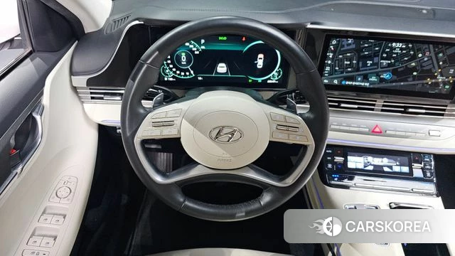 Hyundai The New Grandeur IG Hybrid 2022 Белый из Кореи, фото 4