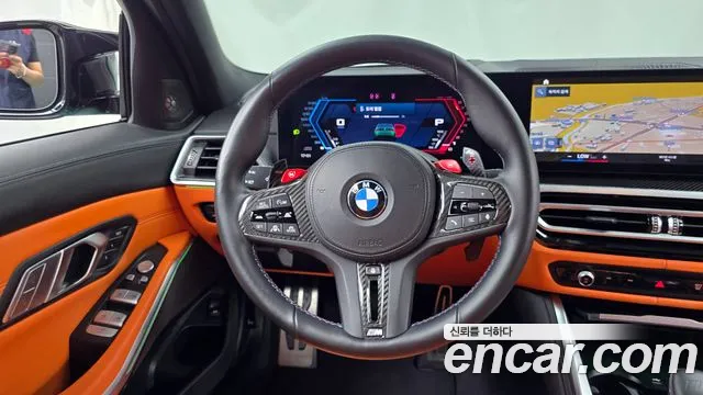 BMW M3 (G80) 2024 Зеленый из Кореи, фото 4