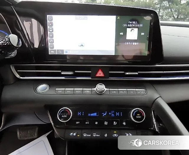 Hyundai The New Avante (CN7) 2023 Черный из Кореи, фото 4