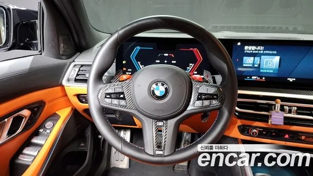 BMW M3 (G80) 2024 Черный из Кореи, фото 4