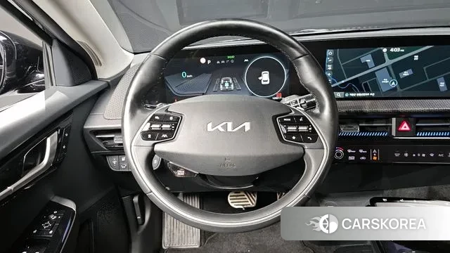 Kia EV6 2022 Черный из Кореи, фото 4