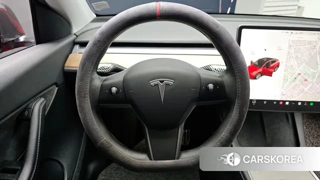 Tesla Model Y 2021 Красный из Кореи, фото 4