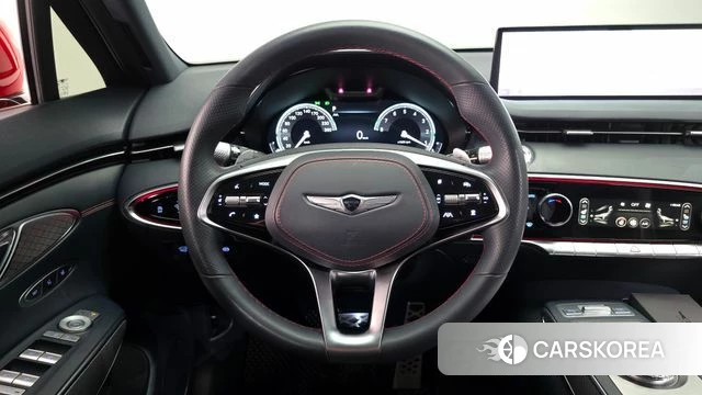 Genesis GV70 2021 Красный из Кореи, фото 4