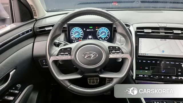 Hyundai Tucson Hybrid (NX4) 2021 Белый из Кореи, фото 4