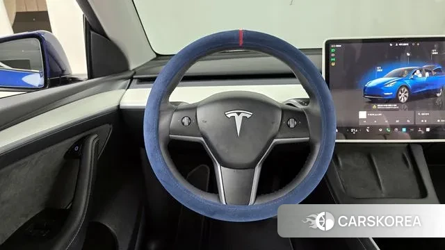 Tesla Model Y 2023 Синий из Кореи, фото 4