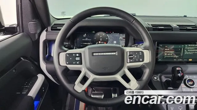 Land Rover Defender (L663) 2024 Черный из Кореи, фото 4