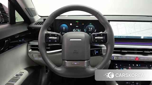 Hyundai Grandeur Hybrid (GN7) 2023 Черный из Кореи, фото 4