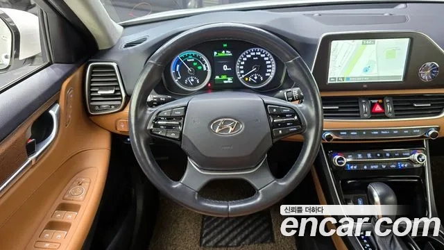 Hyundai Grandeur IG Hybrid 2019 Белый из Кореи, фото 4