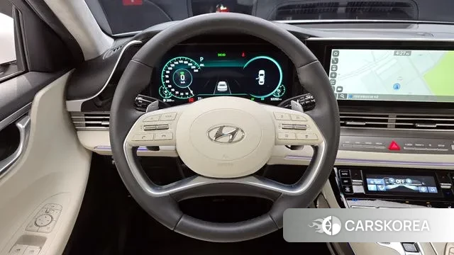 Hyundai The New Grandeur IG Hybrid 2022 Белый из Кореи, фото 4