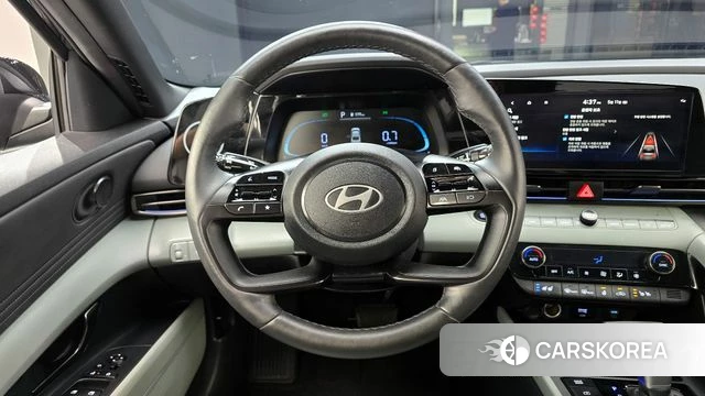 Hyundai The New Avante (CN7) 2023 Черный из Кореи, фото 4