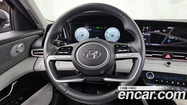 Hyundai Avante Hybrid (CN7) 2021 Серый из Кореи, фото 4