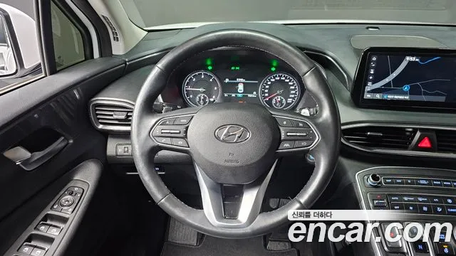 Hyundai The New Santa Fe 2021 Белый из Кореи, фото 4