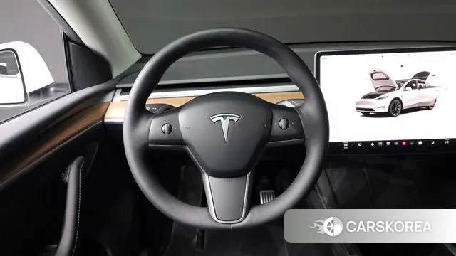 Tesla Model Y 2022 Белый из Кореи, фото 4