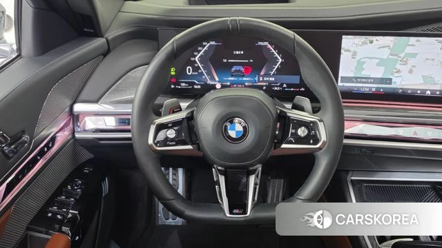 BMW 7 Series (G70) 2024 Черный из Кореи, фото 4