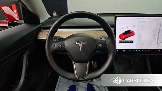 Tesla Model 3 2021 Красный из Кореи, фото 4