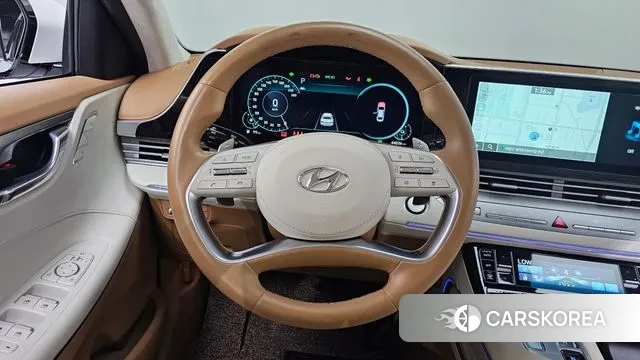 Hyundai The New Grandeur IG Hybrid 2021 Белый из Кореи, фото 4