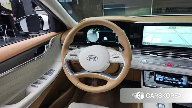 Hyundai The New Grandeur IG Hybrid 2021 Белый из Кореи, фото 4