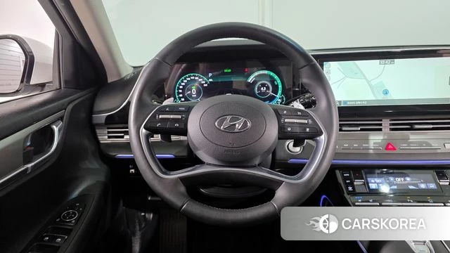 Hyundai The New Grandeur IG Hybrid 2021 Белый из Кореи, фото 4